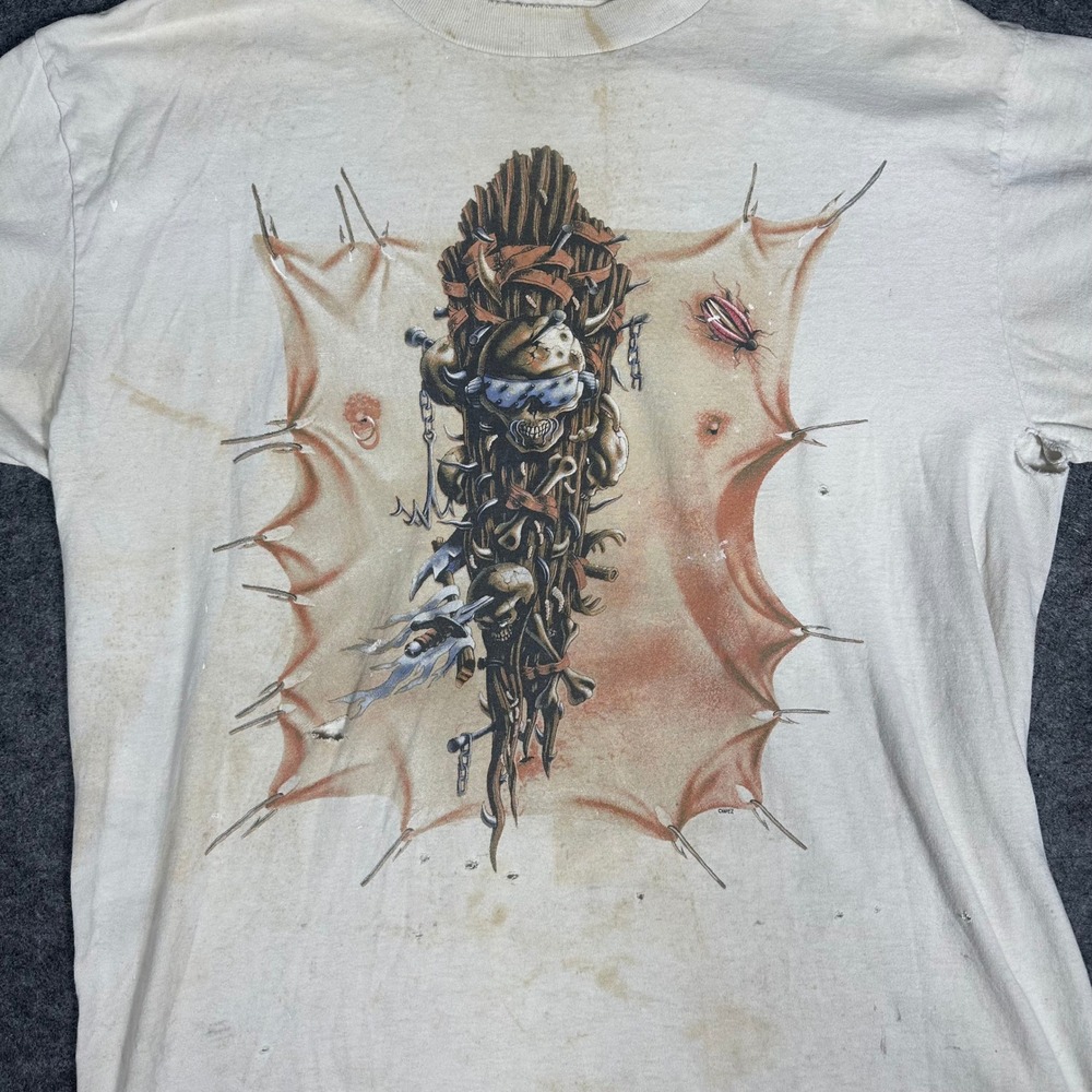 Rare 1994 MEGADETH‎ YOUTHANASIA NORTH AMERICAN TOUR T-SHIRT - Picture 13 of 16